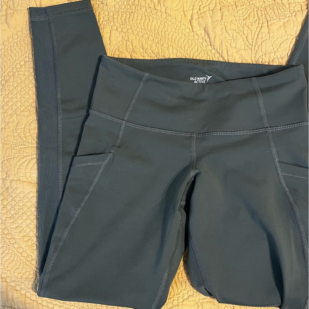 Old Navy Active Leggings; Color: Olive Green; Size: S